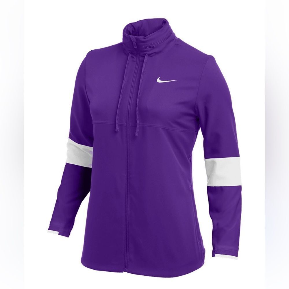 Nike Dry Women’s Purple Full Zip Jacket - Picture 1 of 14